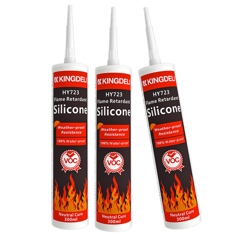 Odporność na warunki pogodowe GP Caulking Neutralny silikonowy uszczelniacz 300 ml Biały kolor