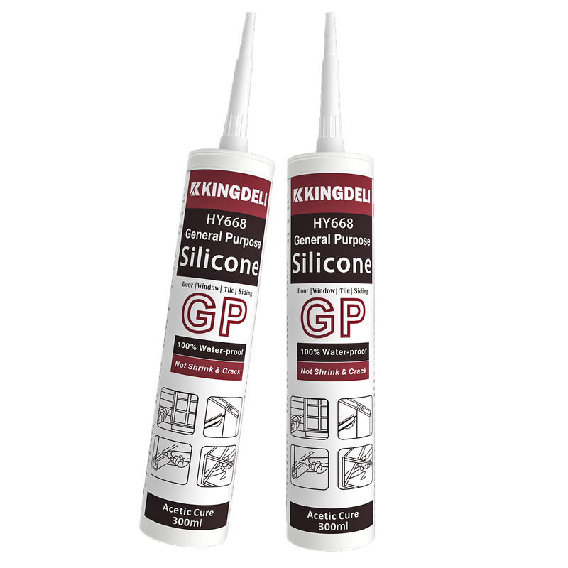Bezwonny silny klejący silikonowy uszczelniacz 280 ml Biały kolor